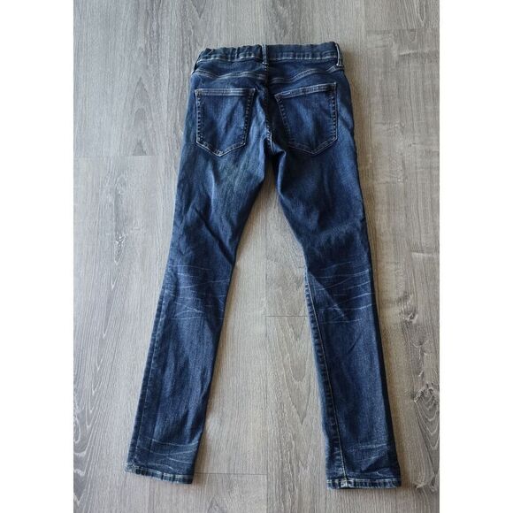 Gap Girl's Jeans Stretch Super Skinny Size 14 Medium Wash Adjustable Waist - Picture 8 of 8